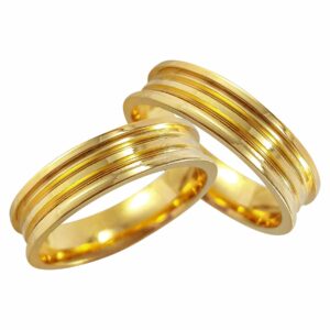 Alianças Amy Ouro 18K
