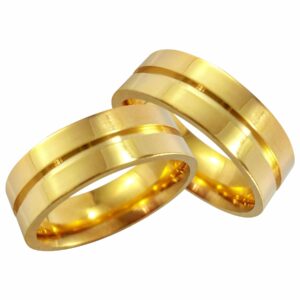 Alianças Francine Ouro 18k