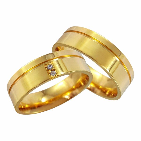 Alianças Meredith Ouro 18K