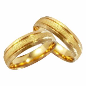 Alianças Rose Ouro 18K
